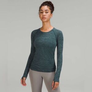 lululemon athletica Teal Long Sleeve Top